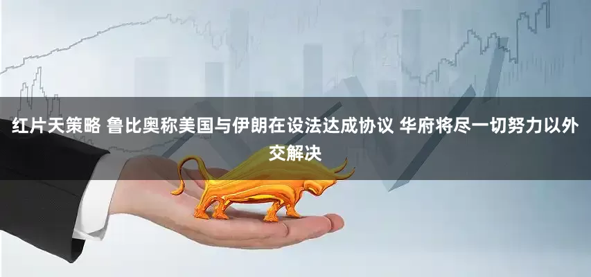 红片天策略 鲁比奥称美国与伊朗在设法达成协议 华府将尽一切努力以外交解决